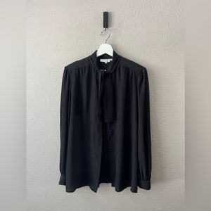 Christian Dior Tagged Blouse with Purple Buttons, size 14